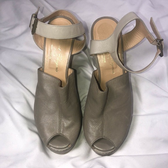 ROBERT CLERGERIE‎ PLATFORM WEDGE Sandals - Picture 1 of 4